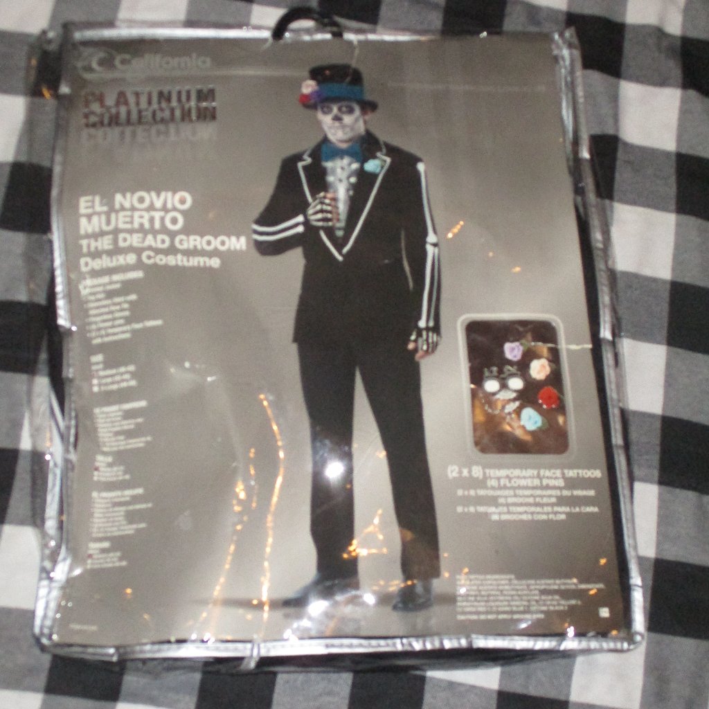 Nwt Deluxe The Dead Groom Halloween Costume M
